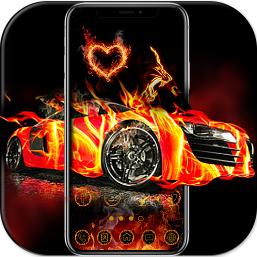 Flaming Car Sports Launcher Th