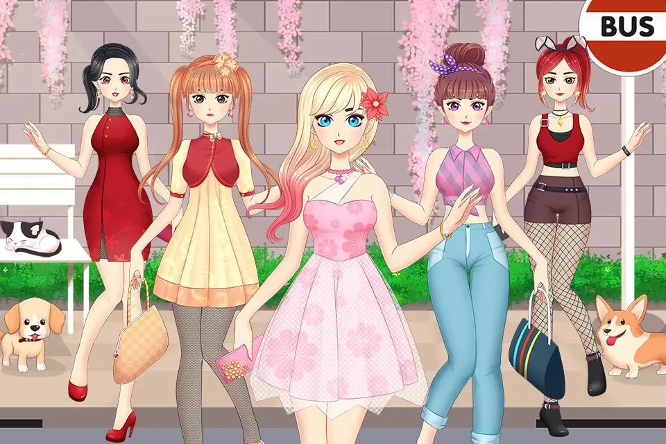 Download Anime Girls Dress up Games android on PC
