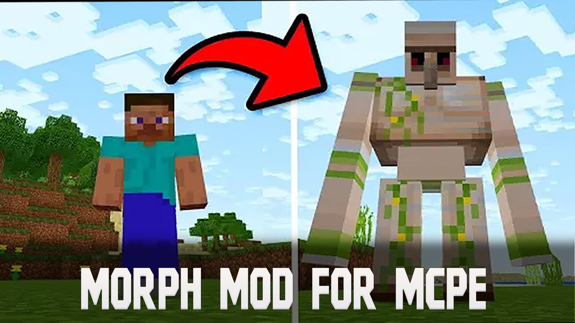 Download Morph Mod for Minecraft PE android on PC