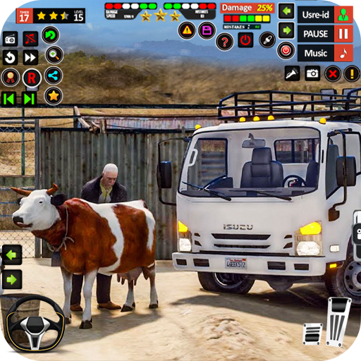 US Truck Driving Animal games