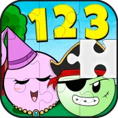 Numbers for kids: 123 Dots