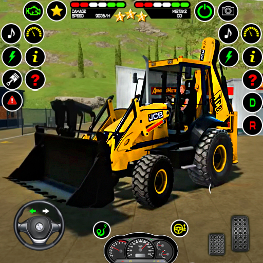 mega xây dựng 3d jcb trò chơi