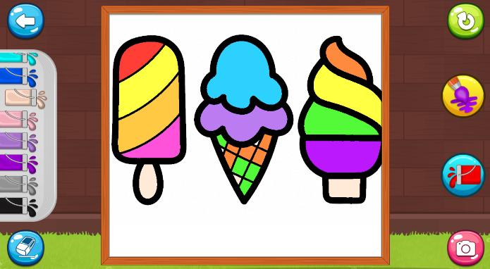 Ice Cream Coloring Book Drawing, Ice cream, glass, cream, food png | PNGWing