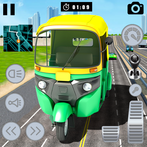 Tuk Tuk Rickshaw Game Driving