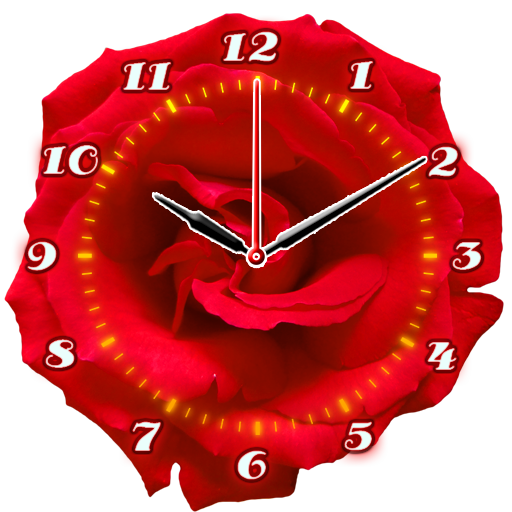 Rose Flower Clock