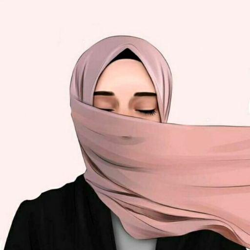 Muslim Girl Cartoon Wallpaper