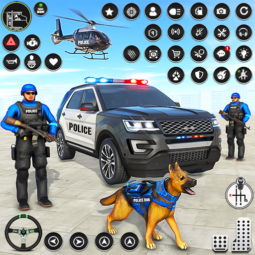 US Police Car Transport 3D