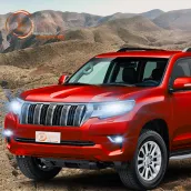 Offroad Mountain Prado Driving