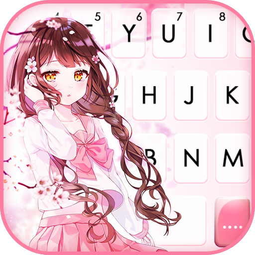 Anime Girl Sakura Keyboard