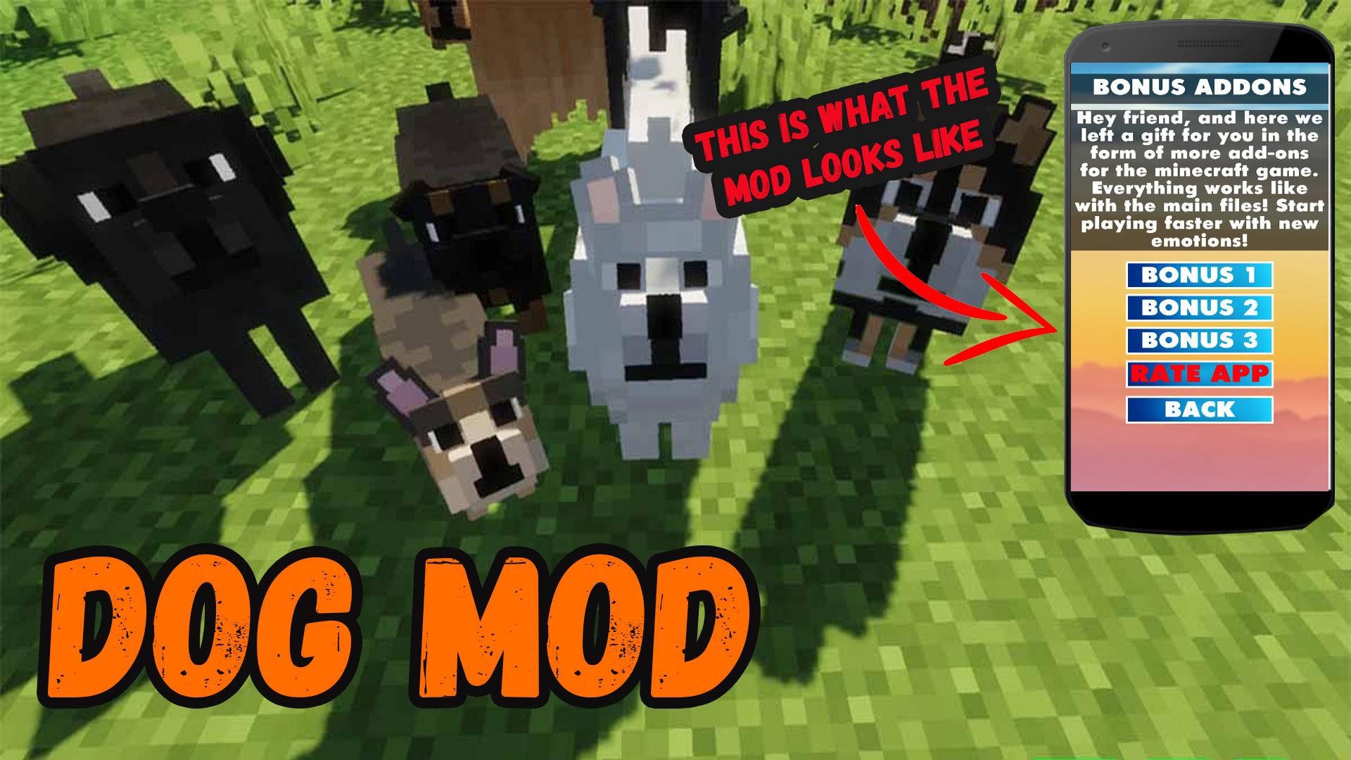 Скачать Dog Mod For Minecraft PE на ПК | Официальный представитель GameLoop