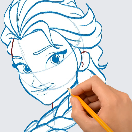 Elsa ve Anna nasıl çizili