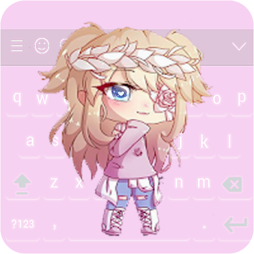 Anime Keyboard Theme Gacha Lif