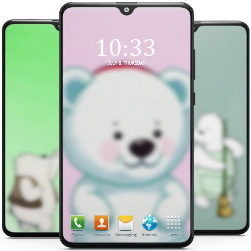 Cute Bear Cartoon Wallpaper Sp