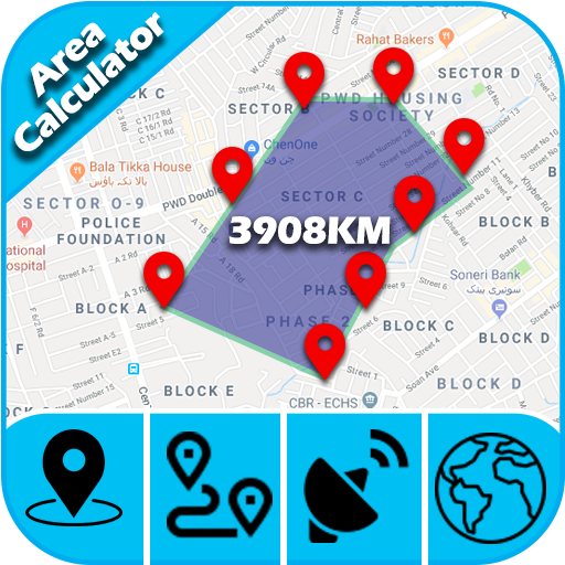 Distance Calculator: Land, Are