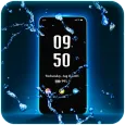 Widget jam selalu di layar