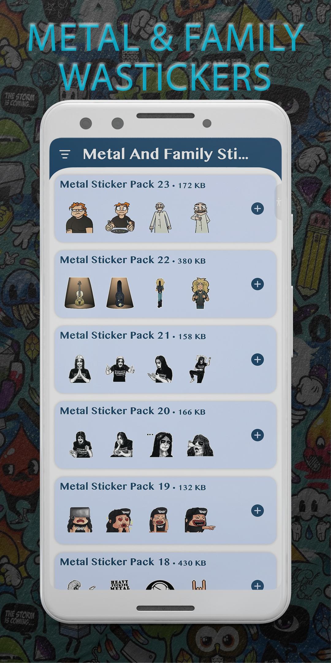 Скачать Metal Family WAStickers на ПК | Официальный представитель GameLoop