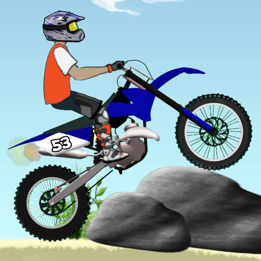 Enduro extreme motocross stunt