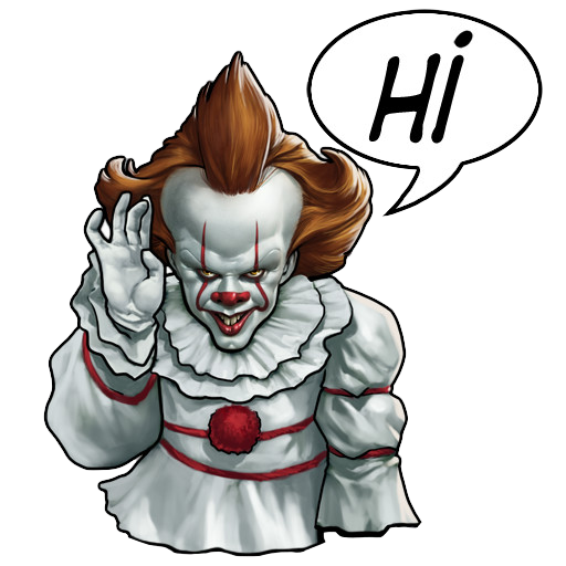 WAStickerApps- Pennywise stickers for whatsapp