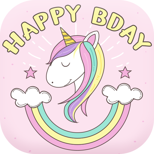 Unicorn Birthday Cards