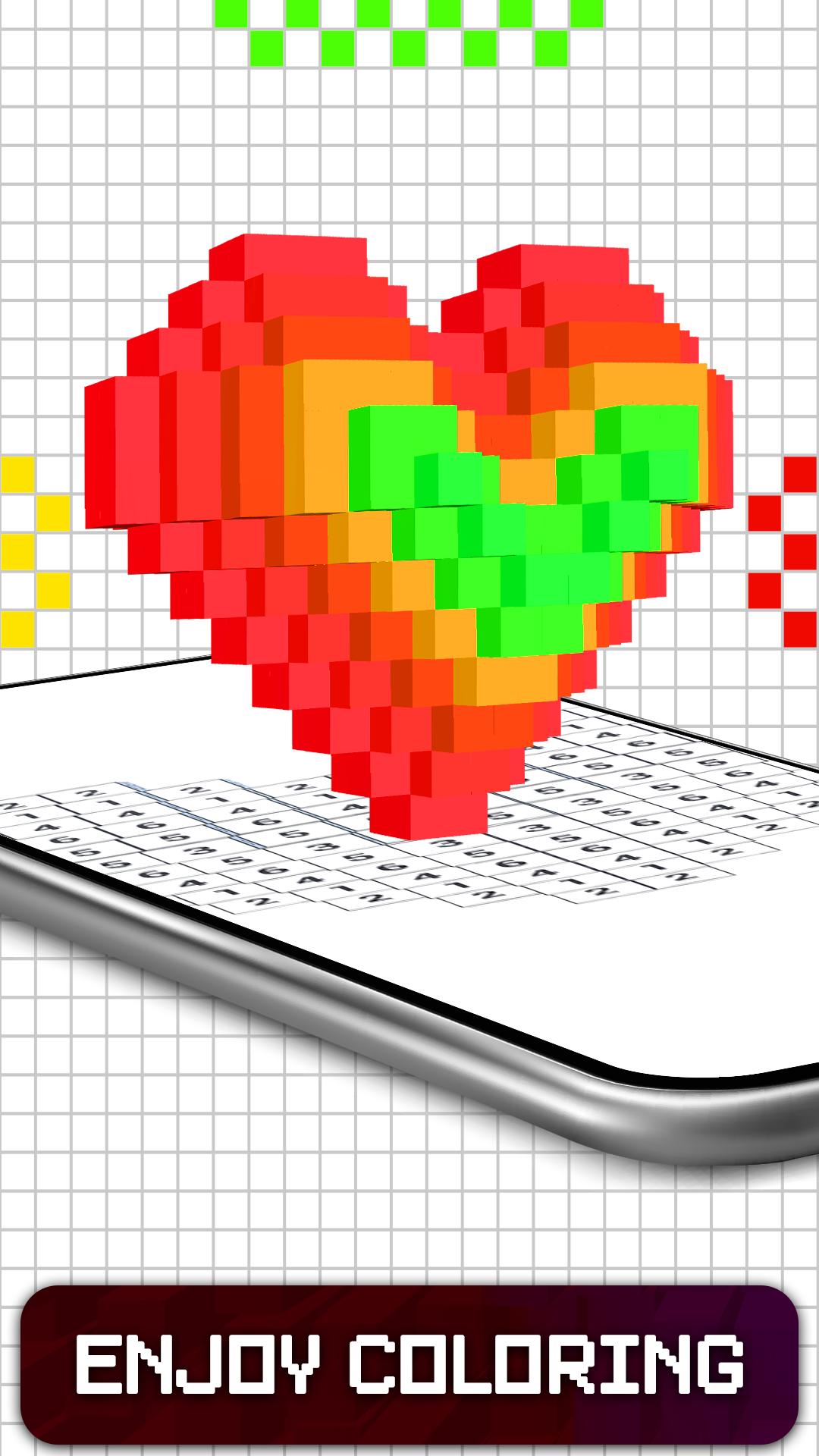 Download 3D Color by Number Voxel android on PC