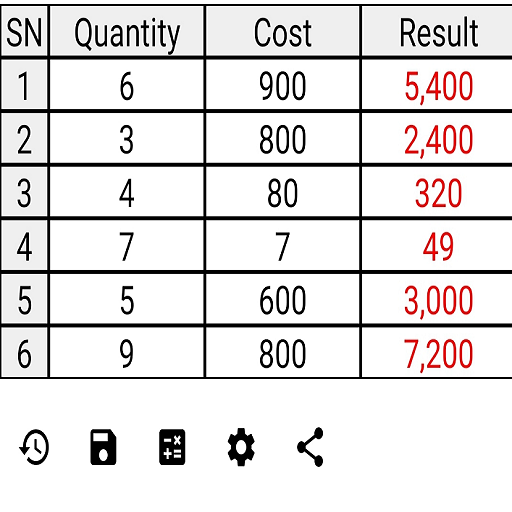 Bills Calculator