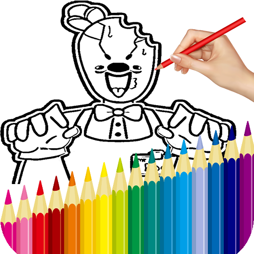 ice coloring book scream game