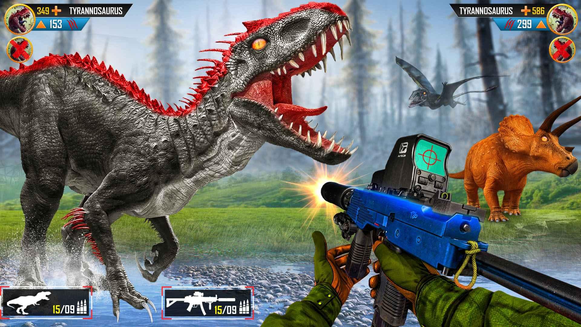 Download Wild Dino Hunting Gun Games android on PC