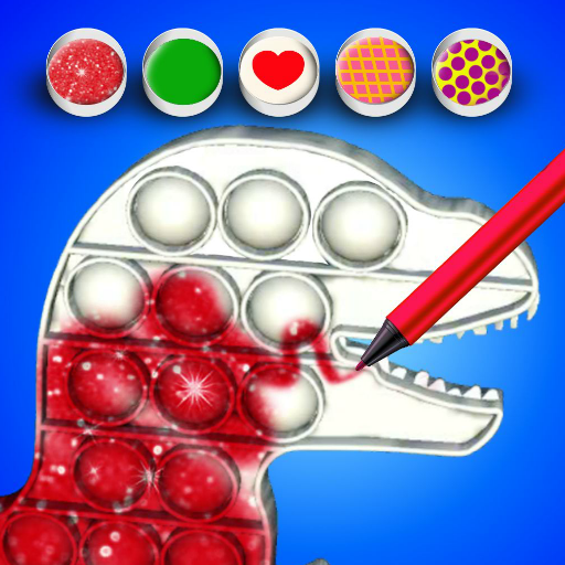 Pop it Fidget Toys 3D Coloring