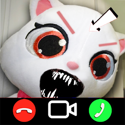 New fake Cartoon Cat Horror Video Call