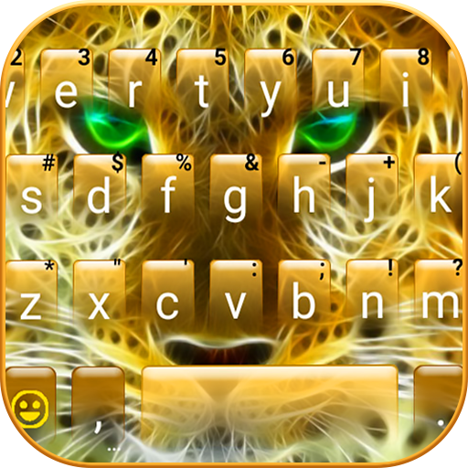 Golden Attacking Cheetah 主題鍵盤