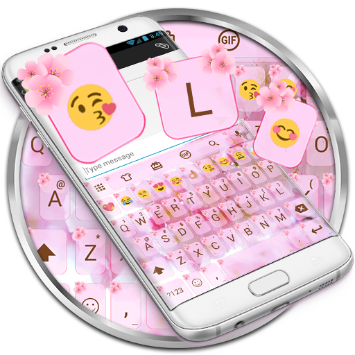 Emoji Keyboard Love Cherry