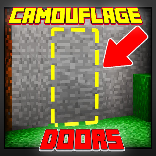 Mods de portas camuflagem MCPE