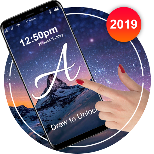 Letter Lock Screen : Gesture Lock Screen