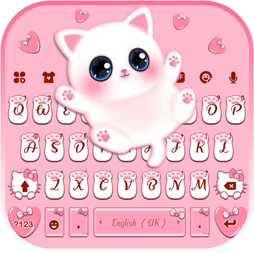 тема Pink Kitten Paws
