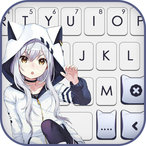 Cute Cat Girl कीबोर्ड