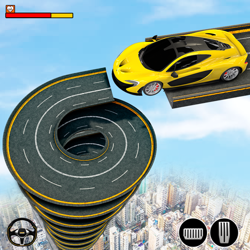 Superhero Car Mega Ramp Game