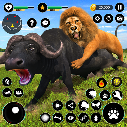 ऑफलाइन शेर सिम्युलेटर गेम्स 3D