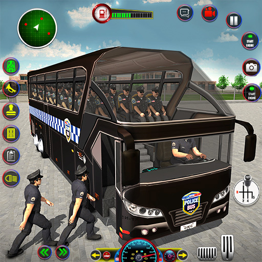 รถตำรวจเกมขับรถ 3D