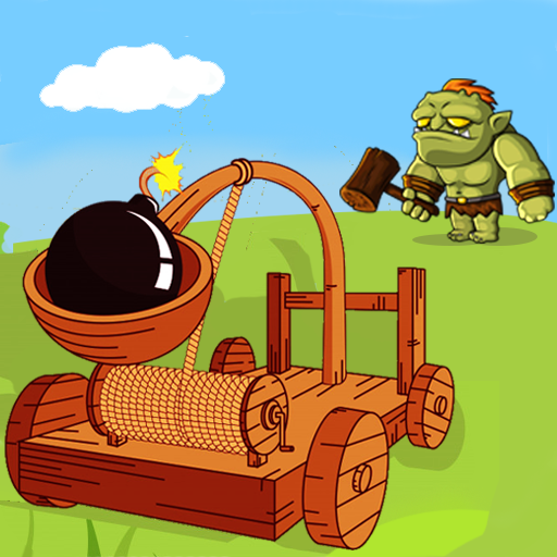 Crazy Catapult: shoot the mons