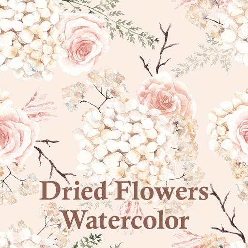 Dried Flowers Watercolor Theme