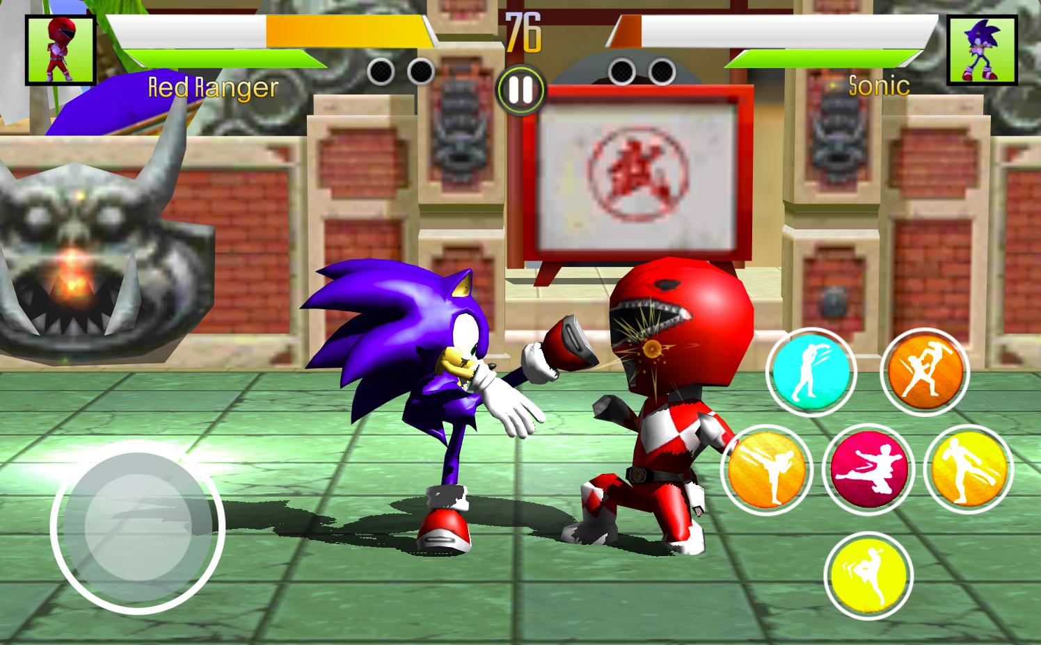 Скачать Power Red Rangers Vs Sonic Fighter на ПК | Официальный  представитель GameLoop