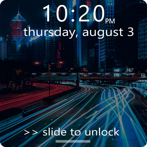 Night City Lock Screen