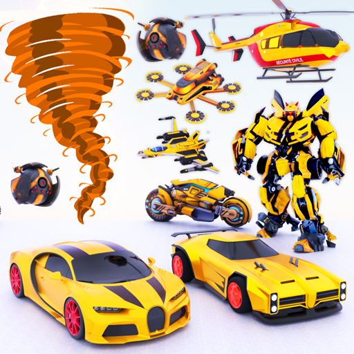 Robot Tornado Transform Game