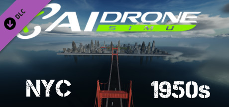 AI Drone Simulator - NYC 1950s Map