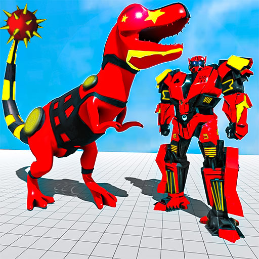 Dino Robot Car Transformation