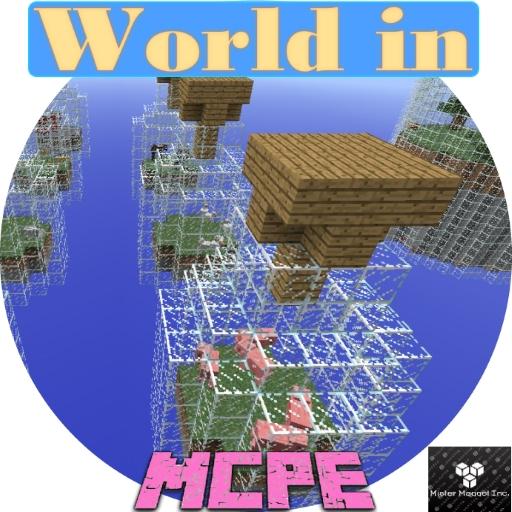 Карта мир из бутылок для Minecraft PE