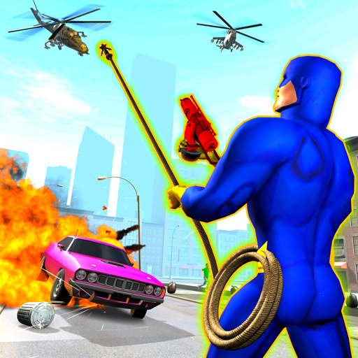 Rope Hero Mega Superhero Games