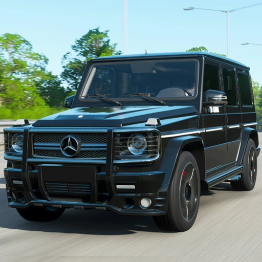 Real Mercedes G-class parking