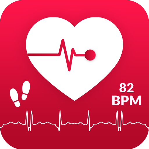 心率監視器：步數計數器和脈搏檢查器