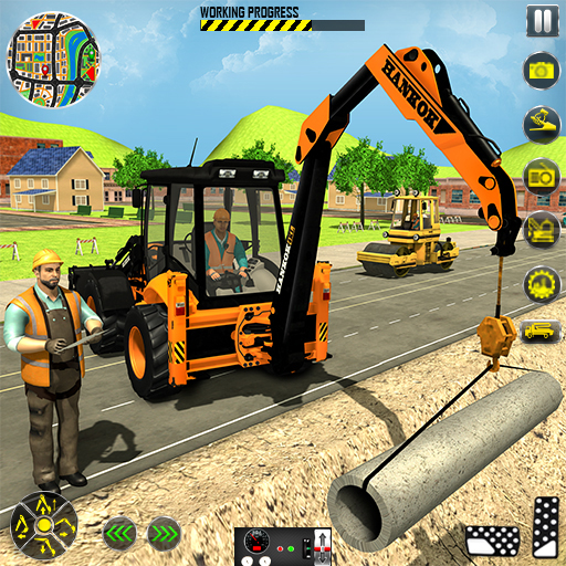 trò chơi xây dựng đường sim 3d